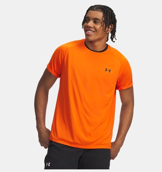 Turuncu Erkek UA Tech 2.0 Kısa Kollu T-shirt