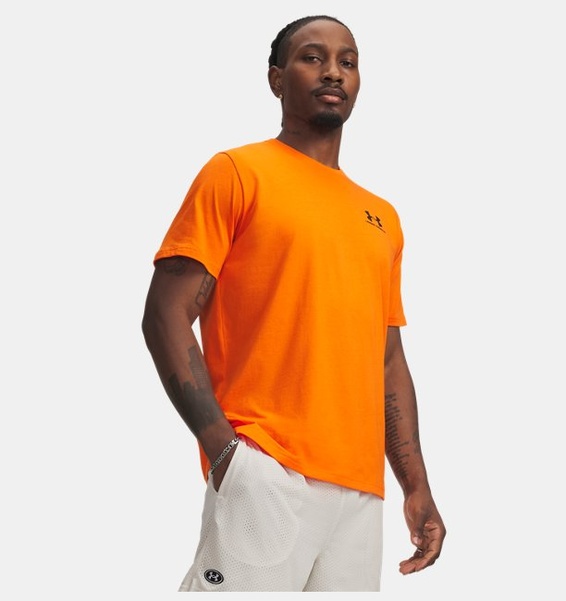 Siyah Erkek UA Sportstyle LC Kısa Kollu T-shirt