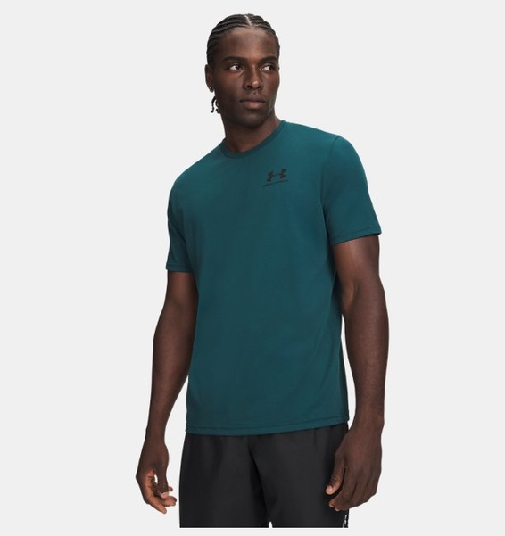 Siyah Erkek UA Sportstyle LC Kısa Kollu T-shirt