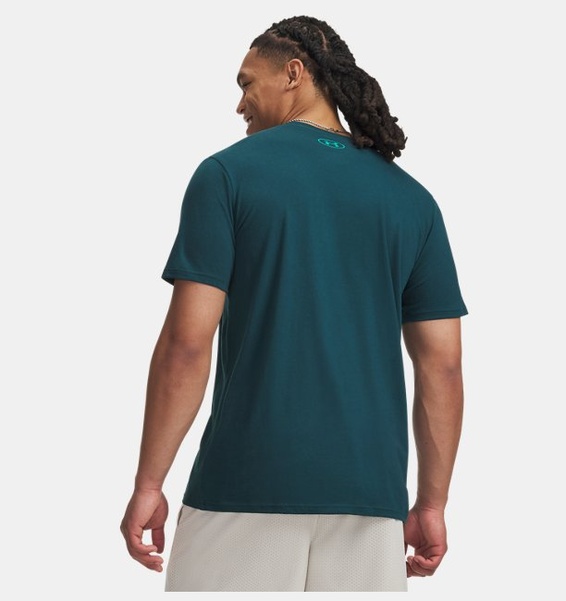 Siyah Erkek UA Team Issue Wordmark Kısa Kollu T-shirt