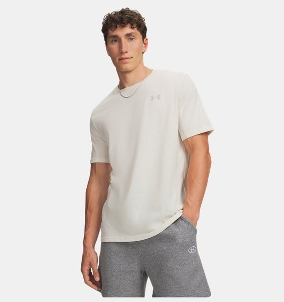 Siyah Erkek UA Left Chest Lockup Kısa Kollu T-shirt