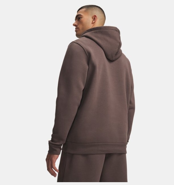Kahverengi Erkek UA Icon Fleece Kapüşonlu Üst