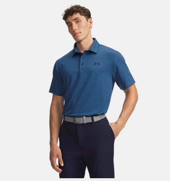 Mavi Erkek UA Playoff 3.0 Stripe Polo