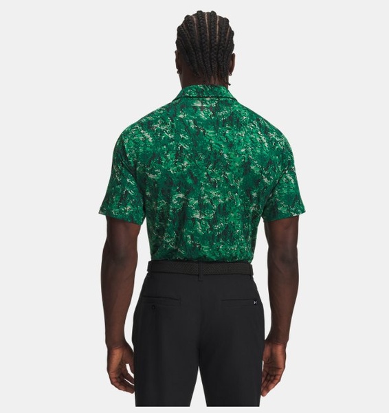 Yeşil Erkek UA Playoff 3.0 Basklı Polo T-shirt