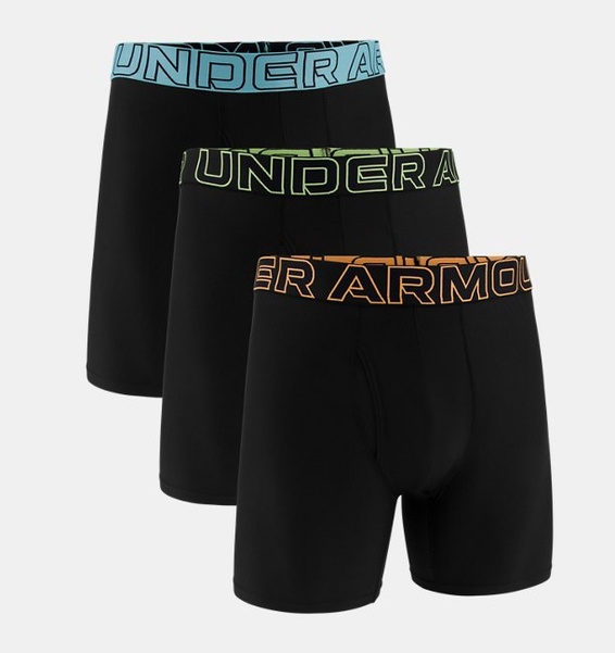 Mavi Erkek UA Performance Tech 6" 3'lü Boxer