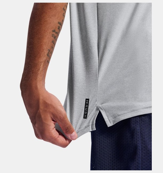 Gri Erkek UA Vanish Energy Kısa Kollu T-shirt