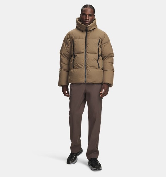 Kahverengi Erkek UA Limitless Down Mont