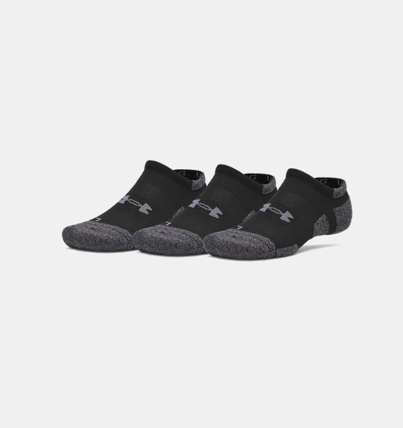Siyah Unisex UA Perf Tech Pro 3'lü Çorap