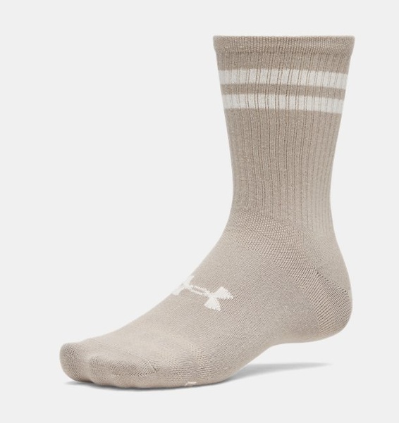 Gri Unisex UA Essential 6'lı Paket Crew Çorap