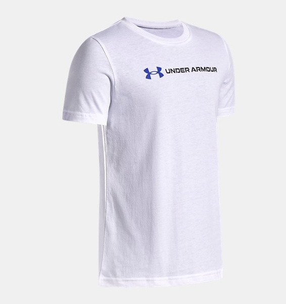 Siyah Erkek Çocuk UA Logo Wordmark T-shirt