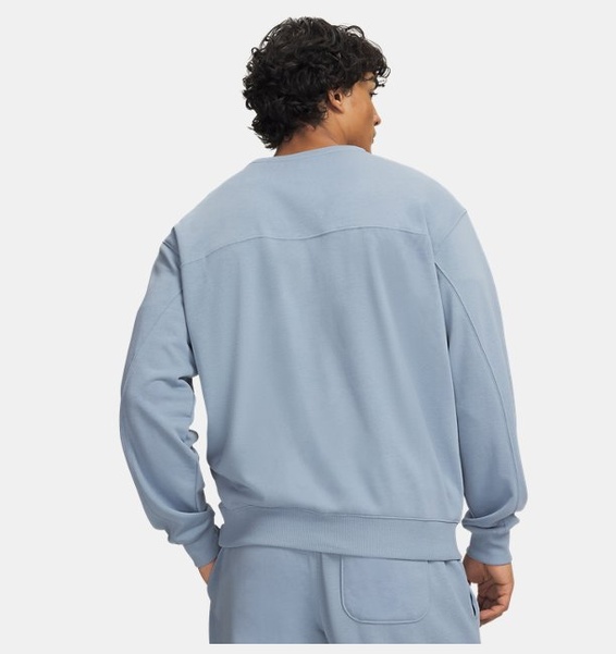 Siyah Erkek UA Rival Lightweight Crew Sweatshirt