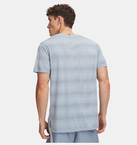 Gri Erkek UA Velociti Kısa Kollu T-Shirt