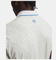 Erkek UA Armourdry Print Rib Polo T-shirt
