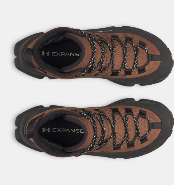 Kahverengi Erkek UA Charged Expanse Mid Su Geçirmez Outdoor Ayakkabısı