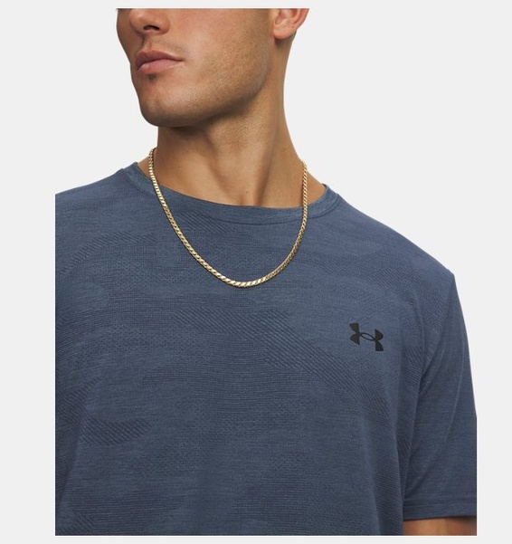 Siyah Erkek UA Vanish Elite Seamless Kısa Kollu T-Shirt
