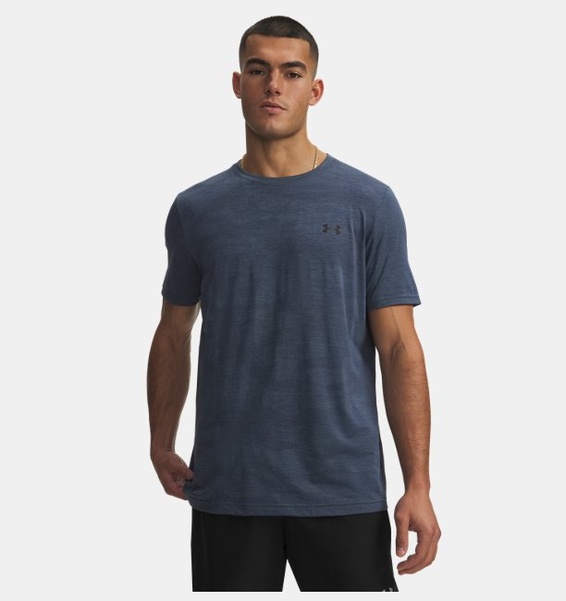 Siyah Erkek UA Vanish Elite Seamless Kısa Kollu T-Shirt