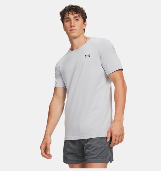 Siyah Erkek UA Vanish Elite Seamless Kısa Kollu T-Shirt