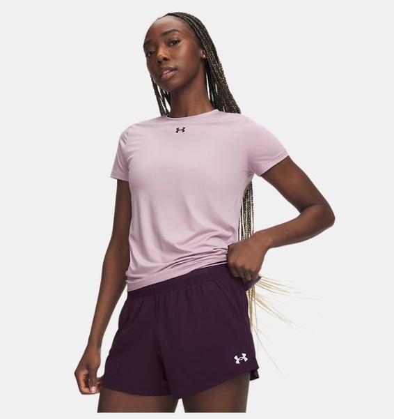 Pembe Kadın UA Vanish Kısa Kollu T-Shirt