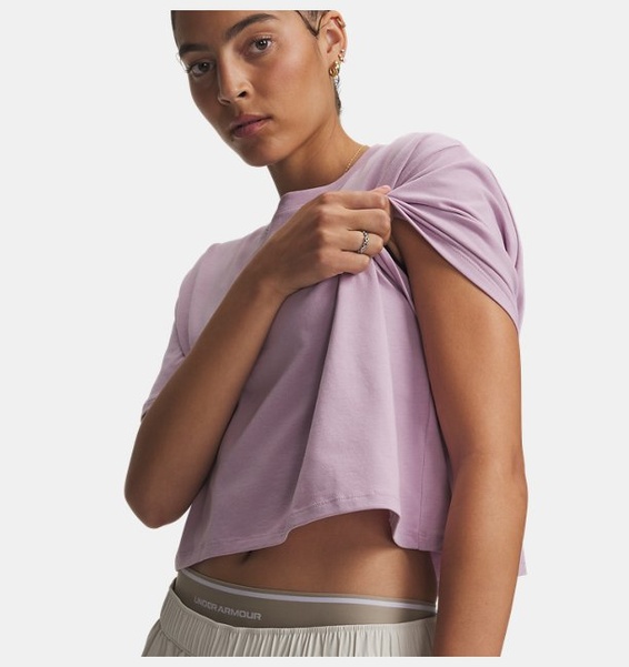 Siyah Kadın UA Rival Boxy Solid T-Shirt