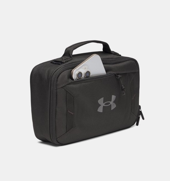 Siyah Unisex UA Hustle Travel Kit Çanta