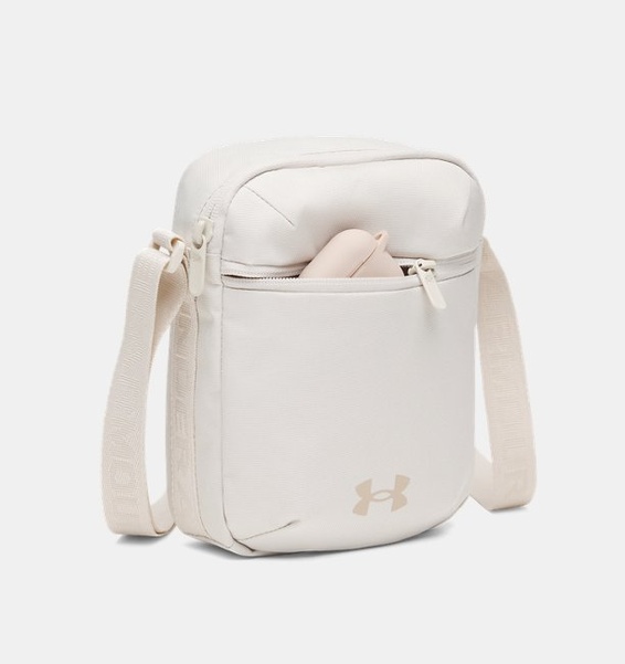 Beyaz Unisex UA Essential Crossbody Bel Çantası