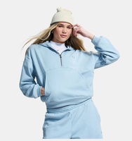 Kadın UA Icon Fleece Yarım Fermuarlı Kapüşonlu Sweatshirt