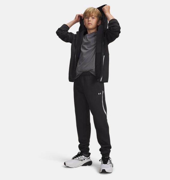 Siyah Erkek Çocuk UA Unstoppable Fleece Eşofman Altı