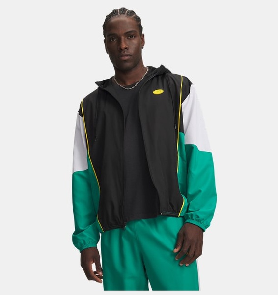 Siyah Erkek UA Rival Woven Ceket