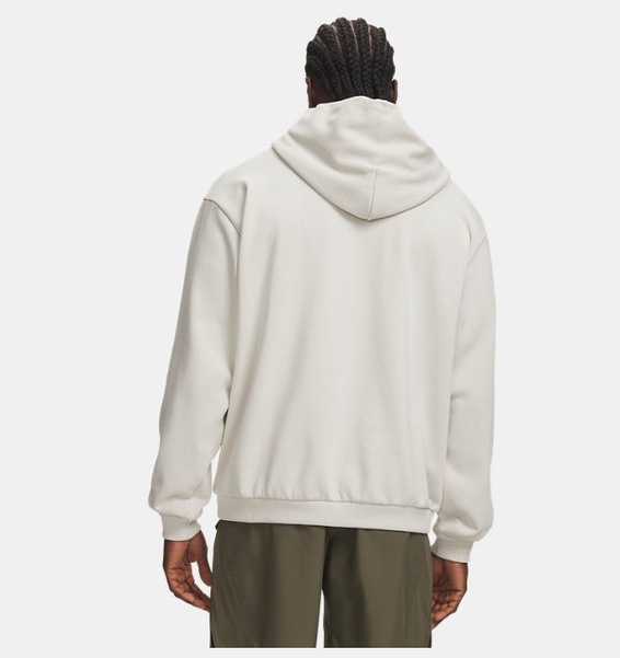 Beyaz Erkek UA Icon Terry Hoodie Sweatshirt