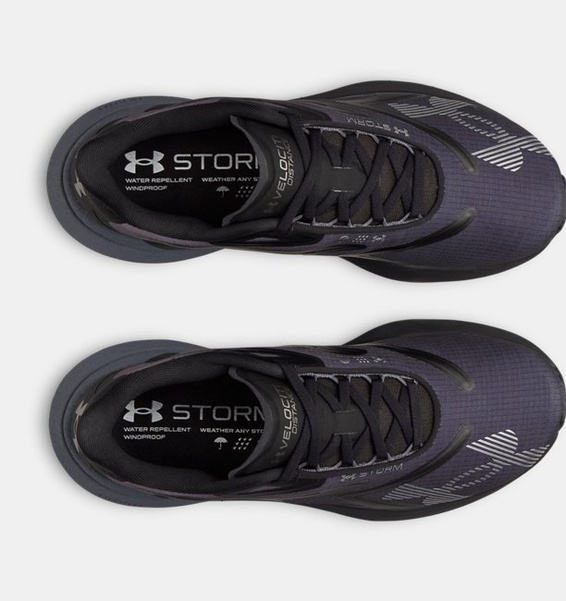 Siyah Unisex UA Velociti Distance Storm Koşu Ayakkabısı