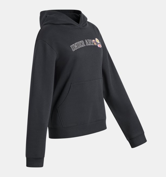 Gri Kız Çocuk UA Graphic Hoodie Sweatshirt