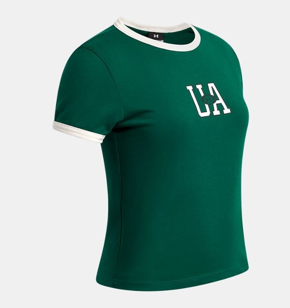 Yeşil Kız Çocuk UA Ringer Tee T-shirt