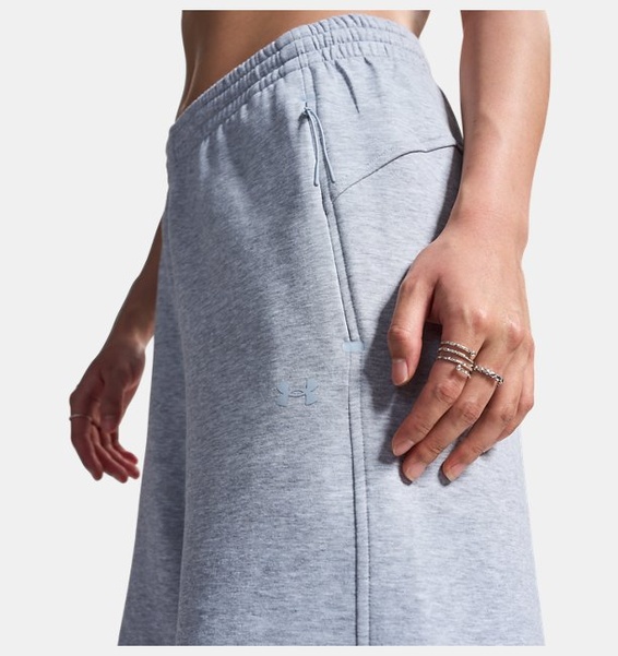 Gri Kadın UA Unstoppable Fleece Open Pant Eşofman Altı