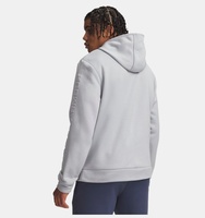 Erkek UA Armour Fleece Emboss Hoodie Sweatshirt