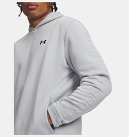 Erkek UA Armour Fleece Emboss Hoodie Sweatshirt