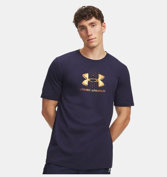Mavi Erkek UA Challenger Graphic Kısa Kollu T-shirt