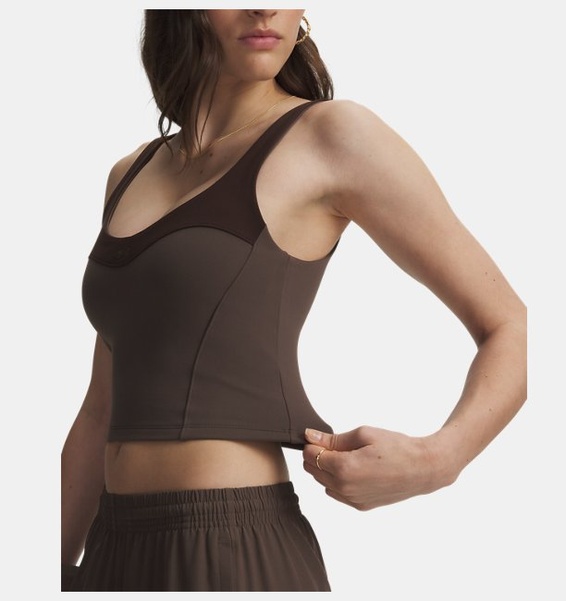 Kahverengi Motion Colorblock Tank