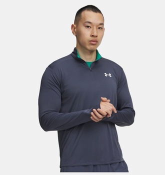 Erkek UA Tech Utility 1/4 Zip Uzun Kollu T-Shirt
