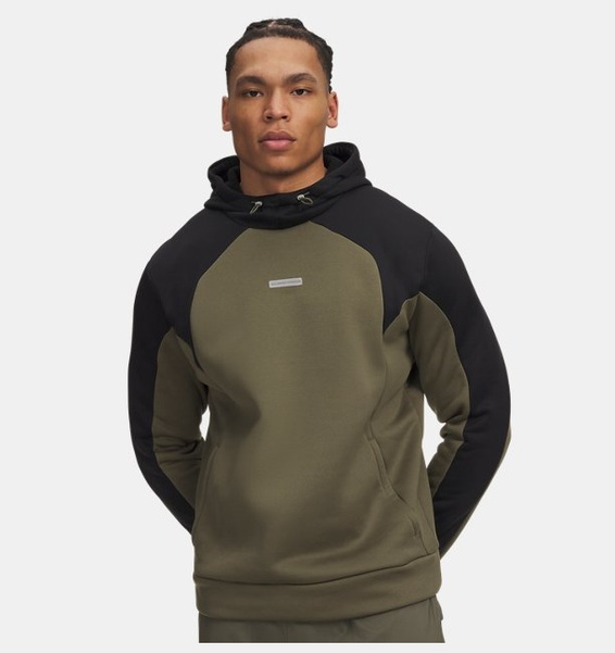Yeşil Erkek UA Armour Fleece Winter Hd Sweatshirt