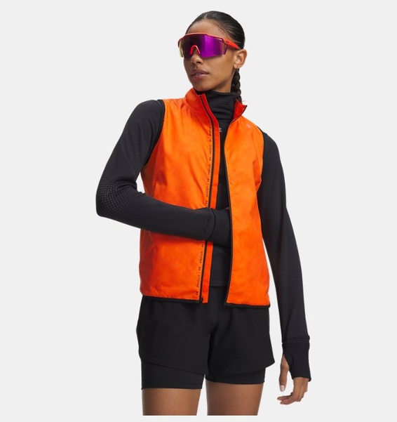 Turuncu Kadın UA Velociti Coldweather Storm Yelek