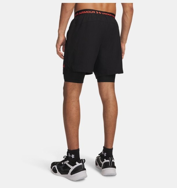 Siyah Erkek UA Vanish Woven 2.0 2in1 Şort