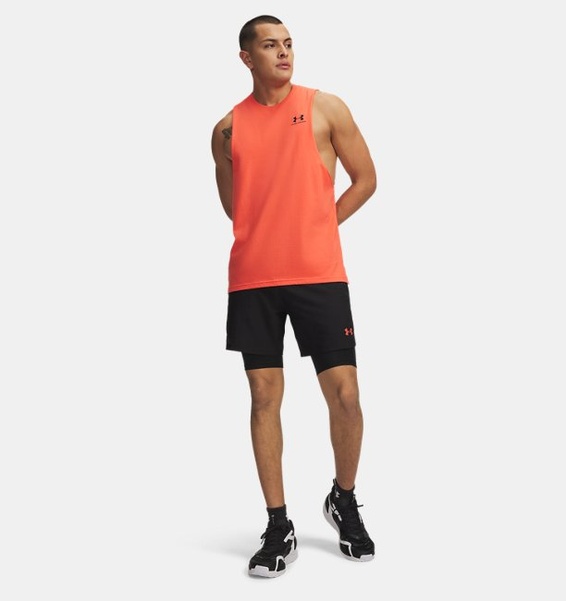 Siyah Erkek UA Vanish Woven 2.0 2in1 Şort