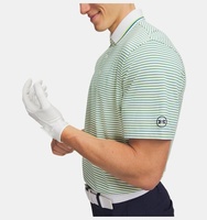 Ua Armourdry Stripe Rib Polo