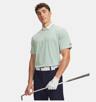 Ua Armourdry Stripe Rib Polo