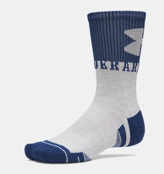Mavi Unisex UA Perf Tech 3'lü Crew Çorap
