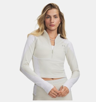 Kadın UA Coldgear Elite Yarım Fermuarlı Uzun Kollu T-Shirt