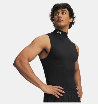 Erkek UA HeatGear Elite Kısa Kollu Mock Atlet