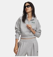 Kadın UA Rival Fleece Varsity Yarım Fermuarlı Sweatshirt