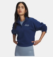 Kadın UA Rival Fleece Varsity Yarım Fermuarlı Sweatshirt