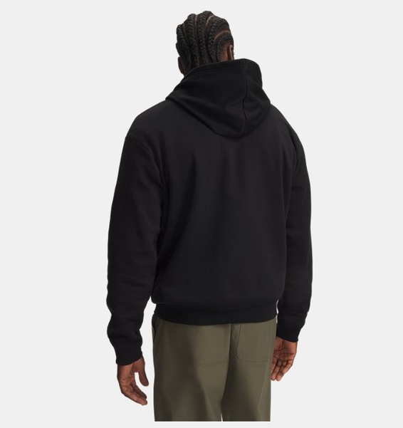 Siyah Erkek UA Rival Fleece Camo Kapüşonlu Sweatshirt